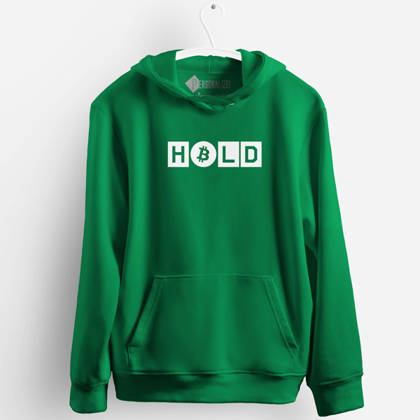 HOLD BTC Sweatshirt com capuz Bitcoin Hodl