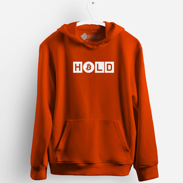 HOLD BTC Sweatshirt com capuz Bitcoin preço roupas