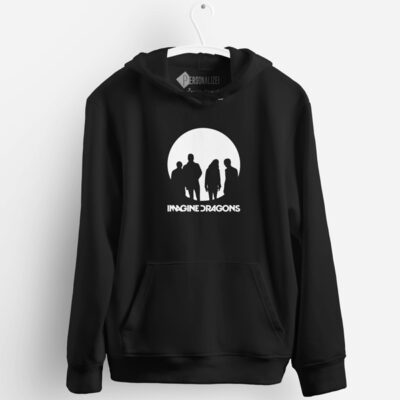 Imagine Dragons Sweatshirt com capuz preto