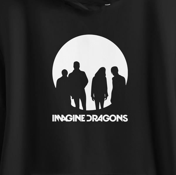 Imagine Dragons Sweatshirt com capuz
