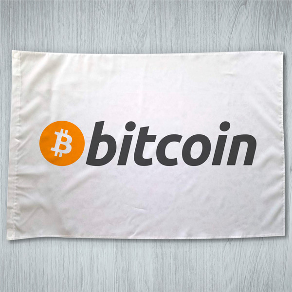 Bandeira Bitcoin Freedom BTC em vários modelos 70x100cm comprar