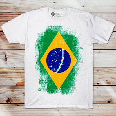 T-shirt Brasil manga curta branca comprar