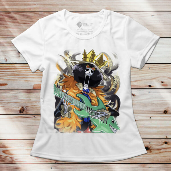 T-shirt Brook Soul King One Piece para senhora