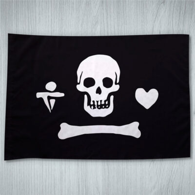 Bandeira Pirata Stede Bonnet O Pirata Cavalheiro comprar