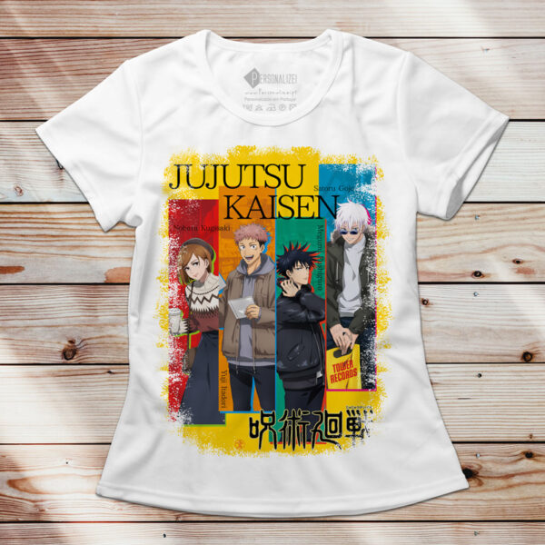 T-shirt Jujutsu Kaisen manga curta