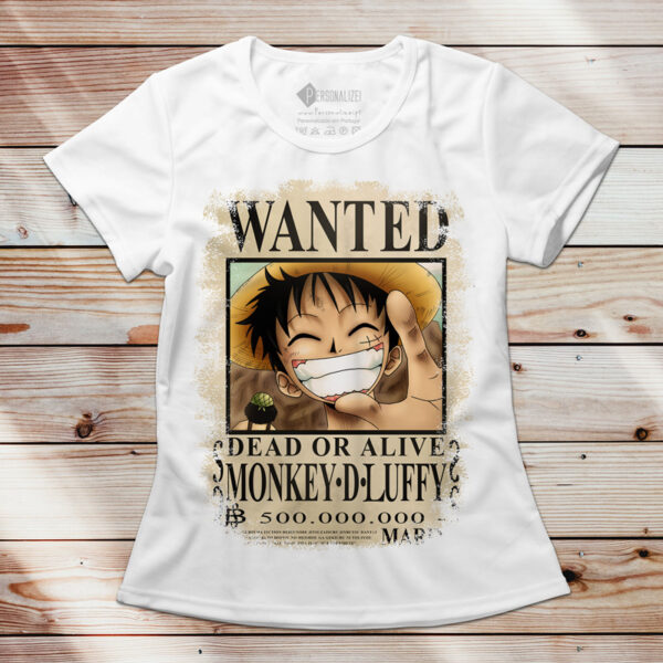T-shirt Monkey D. Luffy Wanted One Piece