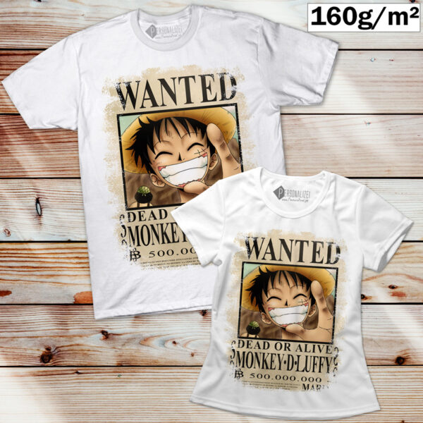 T-shirt Monkey D. Luffy Wanted comprar