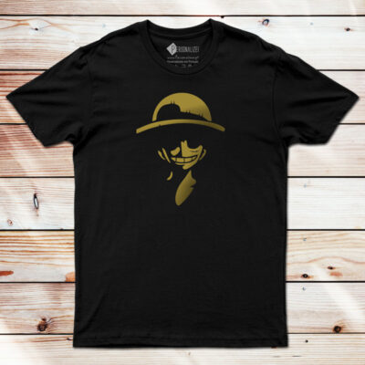 Monkey D. Luffy T-shirt preta