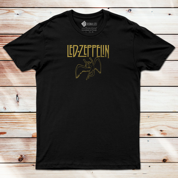 T-shirt Led Zeppelin manga curta