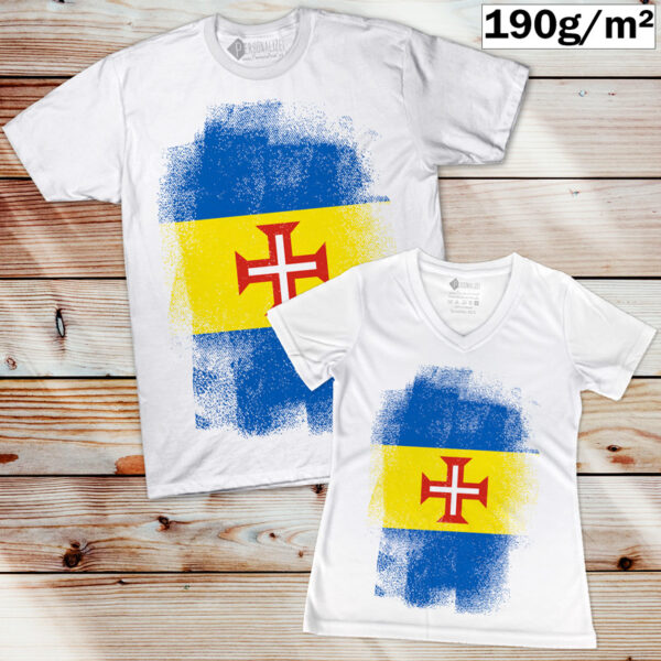 T-shirt Ilha da Madeira manga curta sublimada