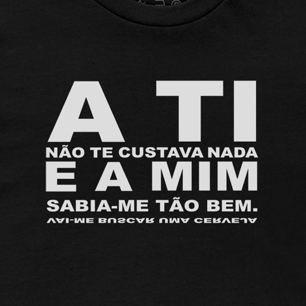 T-shirt Não te custava nada... camisetas em Portugal personalizadas