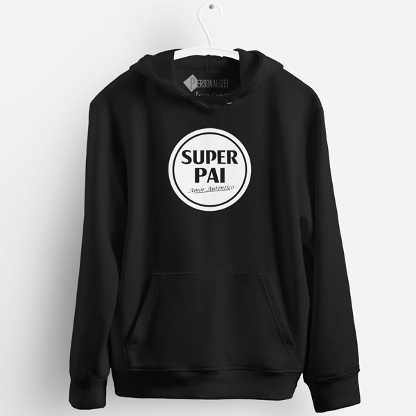 Super Bock Sweatshirt Super Pai Amor Autêntico preto