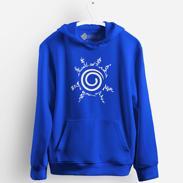 Selo Oito Trigramas Sweatshirt Naruto com capuz comprar azul