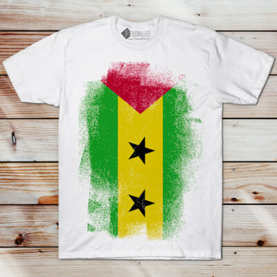 T-shirt São Tomé e Príncipe manga curta comprar em Portugal