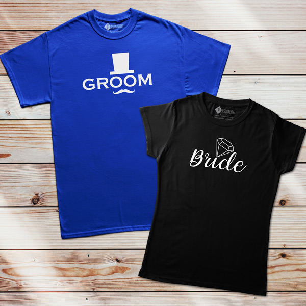 T-shirt Groom Bride despedida solteiro comprar em Portugal
