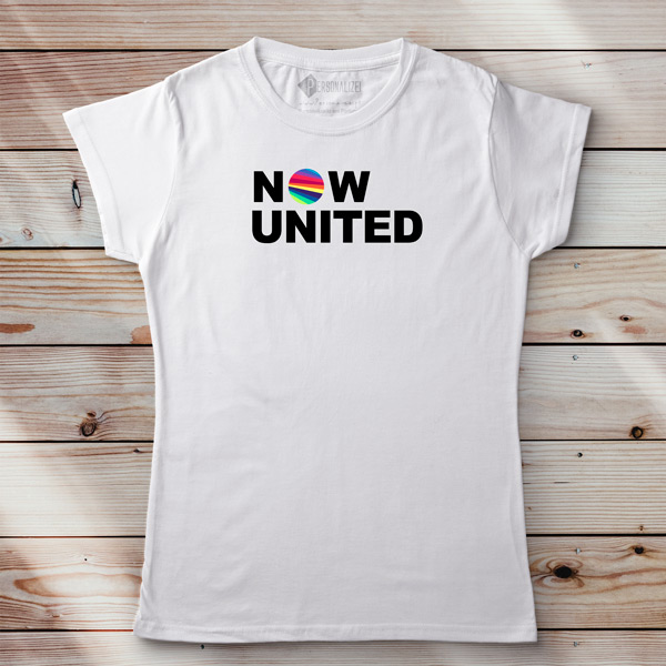 T-shirt Now United logo colorido comprar