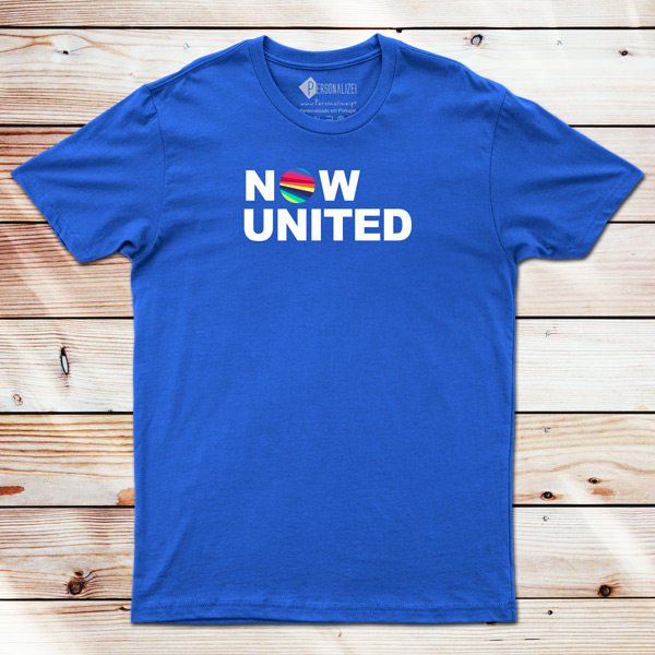 T-shirt Now United logo colorido nu portugal