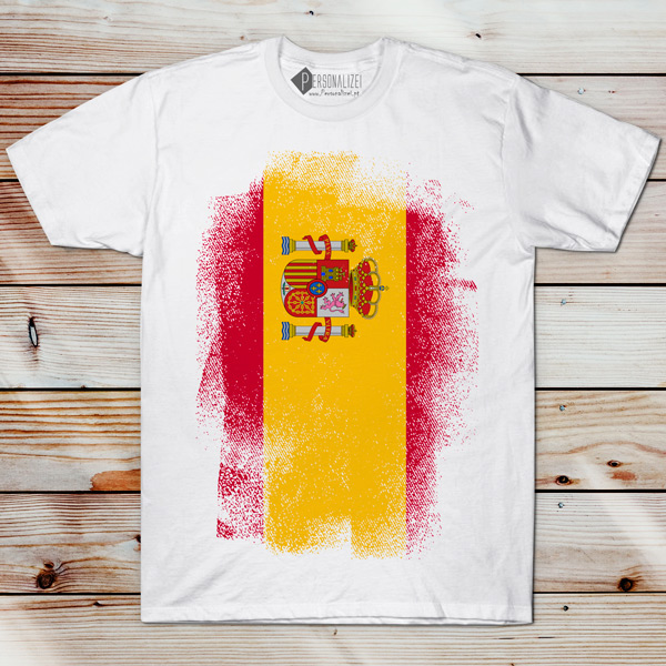 T-shirt Espanha manga curta comprar em Portugal