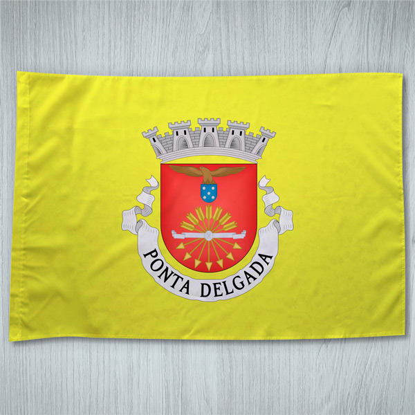 Bandeira Ponta Delgada Município/Cidade 70x100cm comprar em Portugal