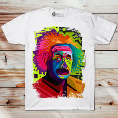 T-shirt Albert Einstein Colorful comprar em Portugal