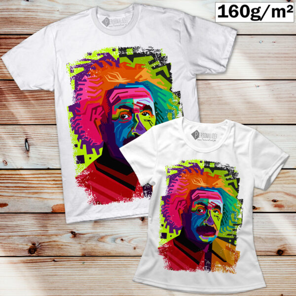 T-shirt Albert Einstein Colorful preço em Portugal