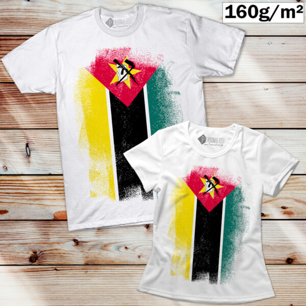 T-shirt Moçambique manga curta casal