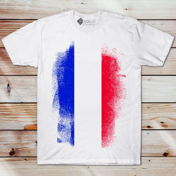 T-shirt França manga curta unisex