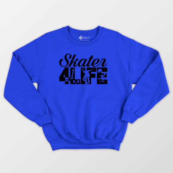 Sweatshirt Skater 4Life azul