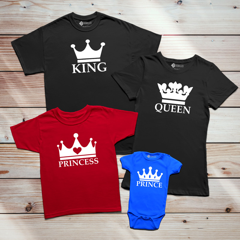 Conjunto My Queen - My King - Megaphone - Loja Online de T-Shirts  Personalizadas