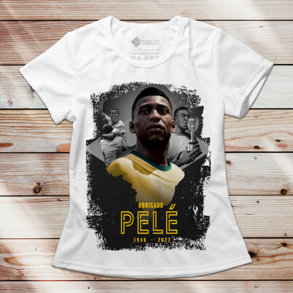 T-shirt Rei Pelé King camiseta feminina