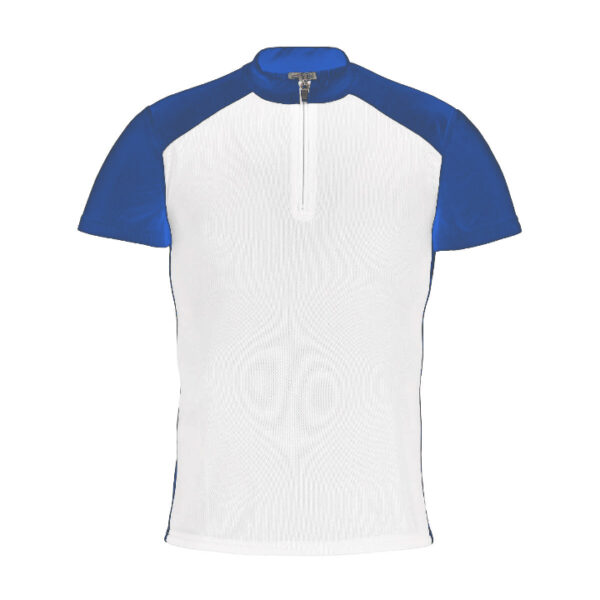 Maillot ciclismo para sublimação equipamento manga curta azul