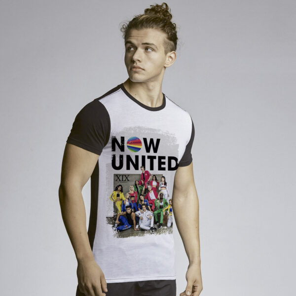 T-shirt Now United camiseta manga curta masculina unisex