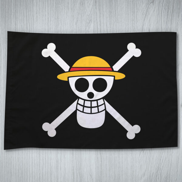 Bandeira One Piece Pirata Luffy Skull 70x100cm comprar em Portugal