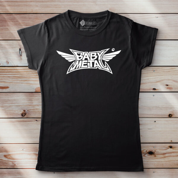 T-shirt Babymetal banda para mulher