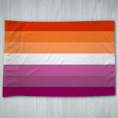 Bandeira Orgulho Lésbico Sunset 70x100cm comprar
