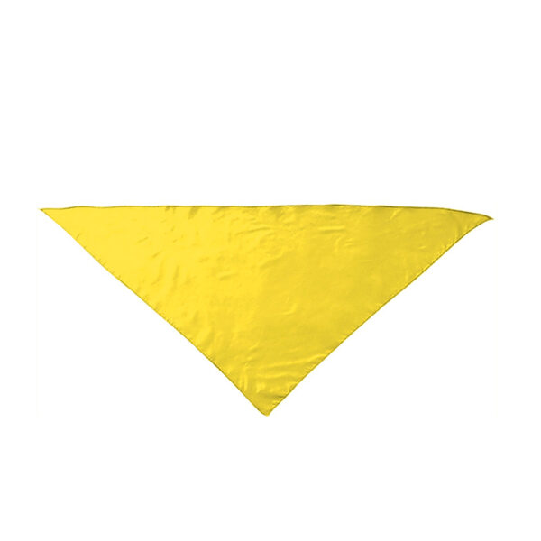 Lenço triangular para sublimação criança e adulto amarelo sublimável