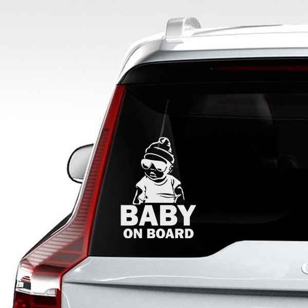 Bebé a Bordo Autocolante para Carro Vidro Adesivos Baby on Board para vidro traseiro
