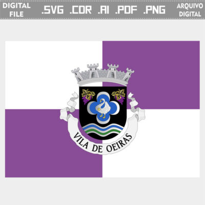 Vector bandeira Oeiras cidade brasão flag cdr ai svg pdf png download hd fulld hd 4k alta resolução sacar