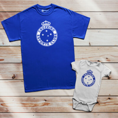 T-shirt/Body Cruzeiro Homem Criança Mulher comprar roupas times brasileiros
