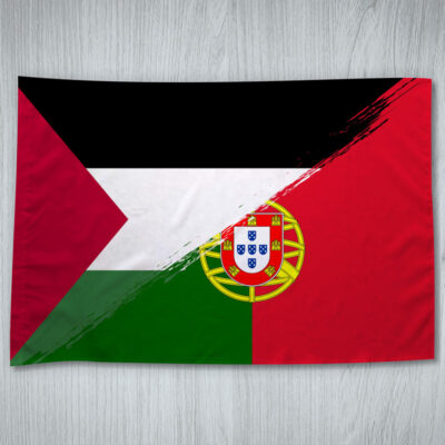 Bandeira Portugal e Palestina mesclada comprar em Portugal