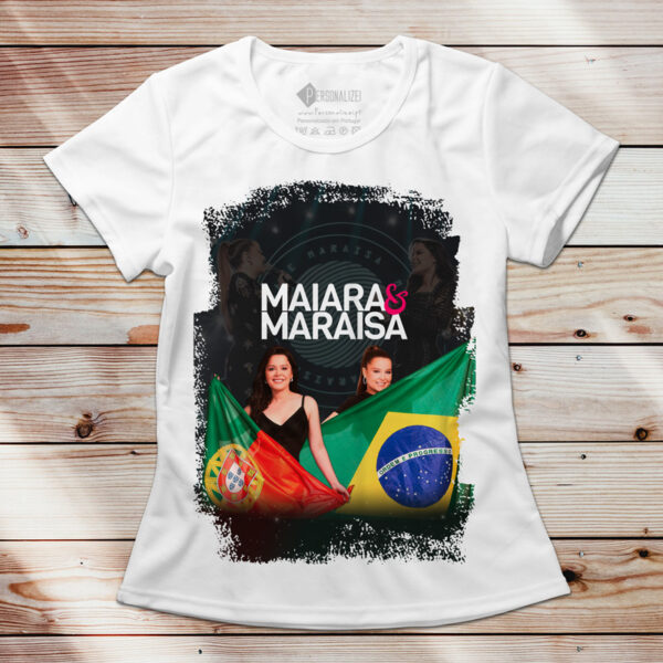 Maiara e Maraisa Portugal T-shirt branca comprar em PORTUGAL