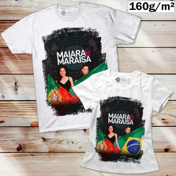 Maiara e Maraisa Portugal T-shirt branca preço comprar barato portugal