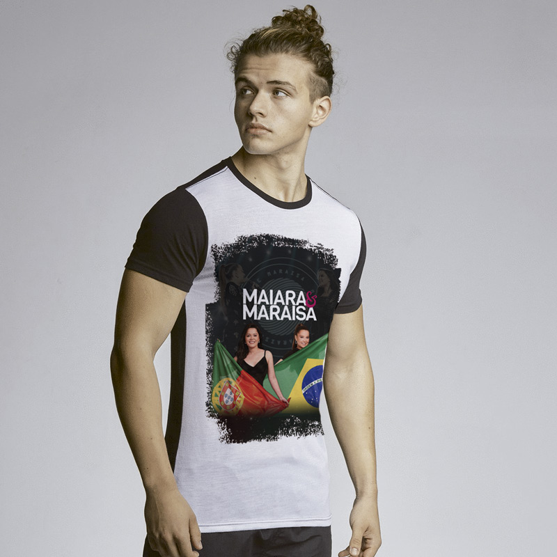 T-shirt Maiara e Maraisa Portugal Brasil camiseta - Personalizei