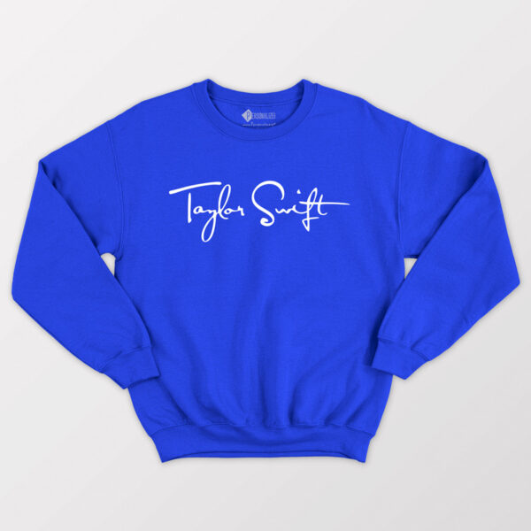 Sweatshirt Taylor Swift unisex moletom azul
