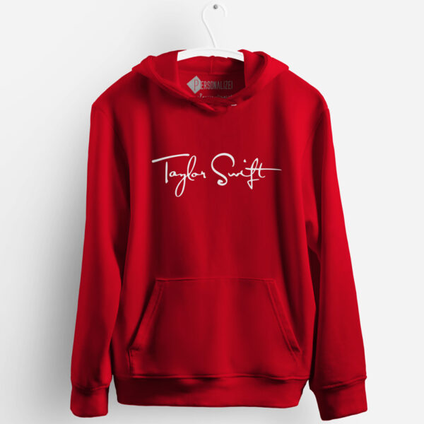 Taylor Swift Sweatshirt com capuz vermelho