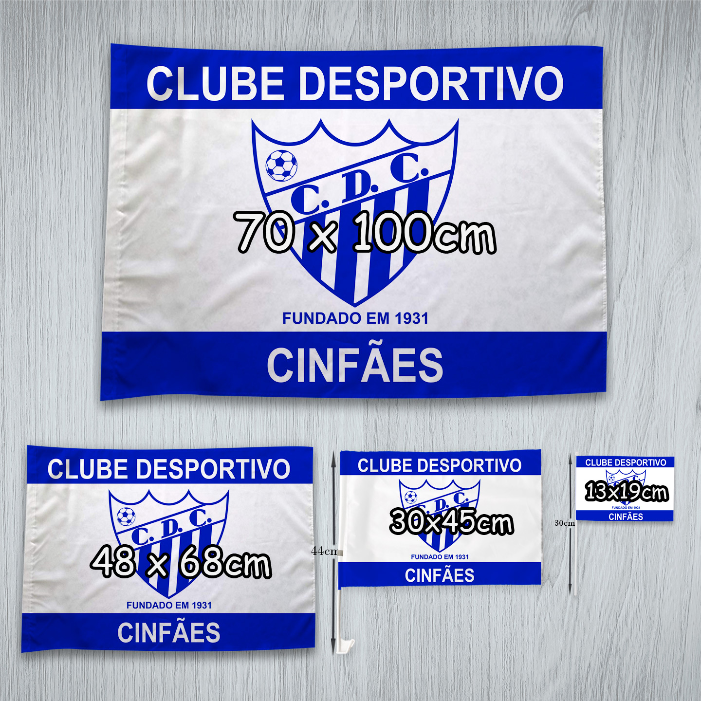 Bandeira Clube Desportivo Cinfães comprar em Portugal bandeiras