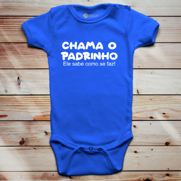 Body bebé Chama a Madrinha/Padrinho