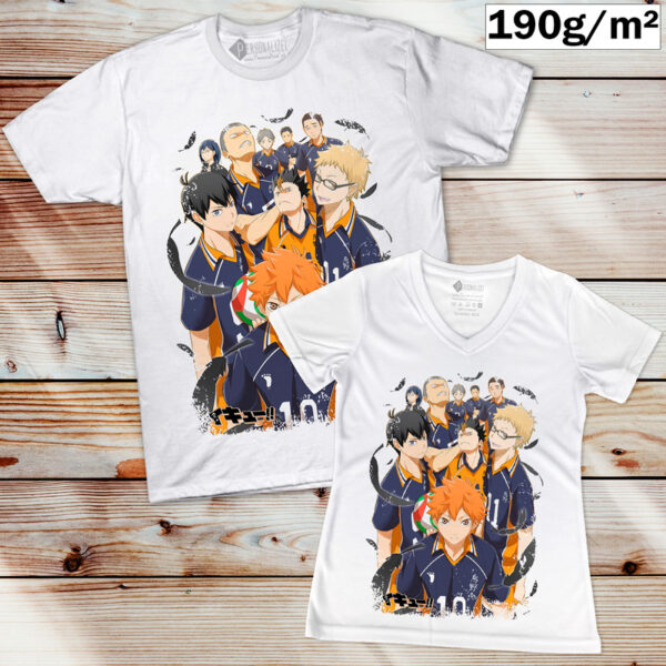 T-shirt Haikyuu Anime em Portugal