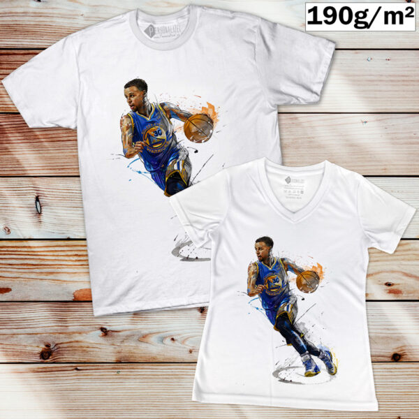 Stephen Curry 30 T-shirt Golden State Warriors NBA manga curta em Portugal