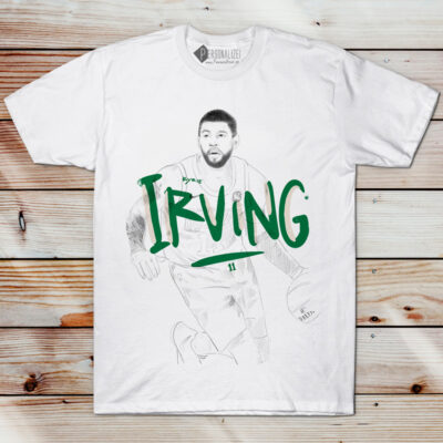 T-shirt Kyrie Irving NBA manga curta Boston Celtics basketball